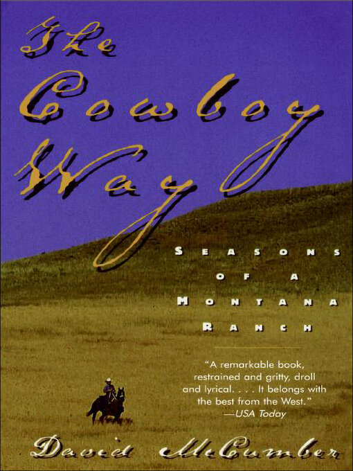 Title details for The Cowboy Way by David McCumber - Available
